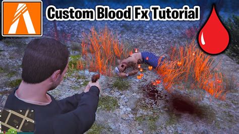 how to make fake blood clothes|realistic blood fivem.